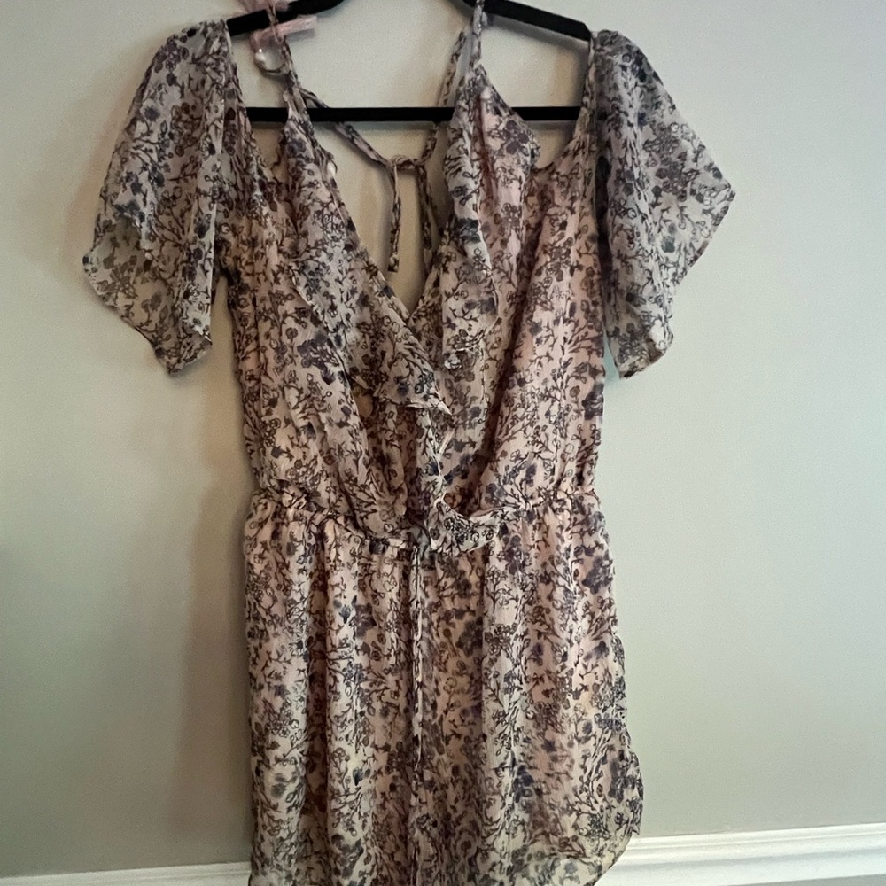 American Eagle Floral Romper